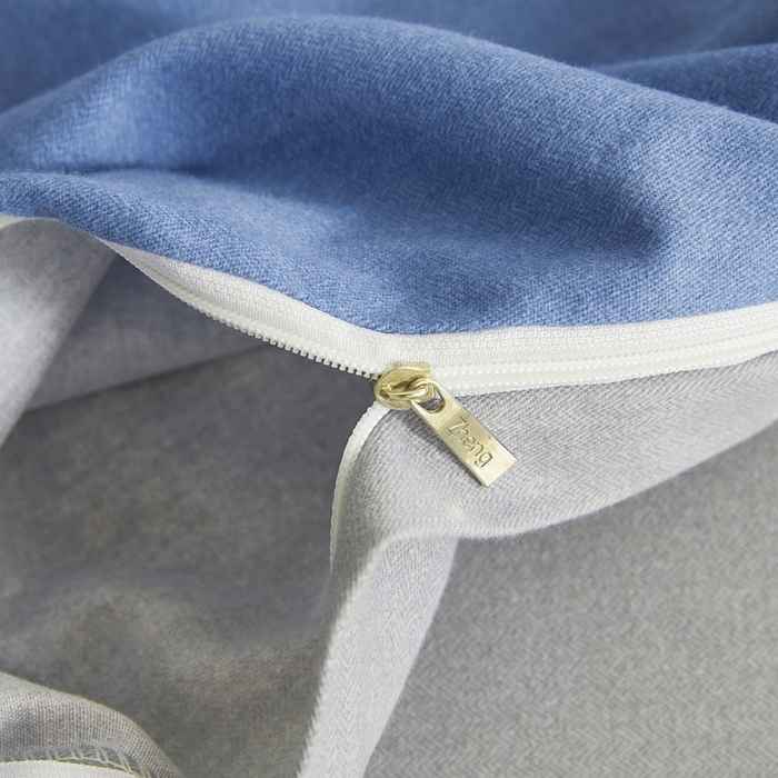 91家纺网 家纺一手货源 找家纺 七仙女家纺 2025新款全棉生态磨毛-前程似锦系列-单被套 莱茵蓝