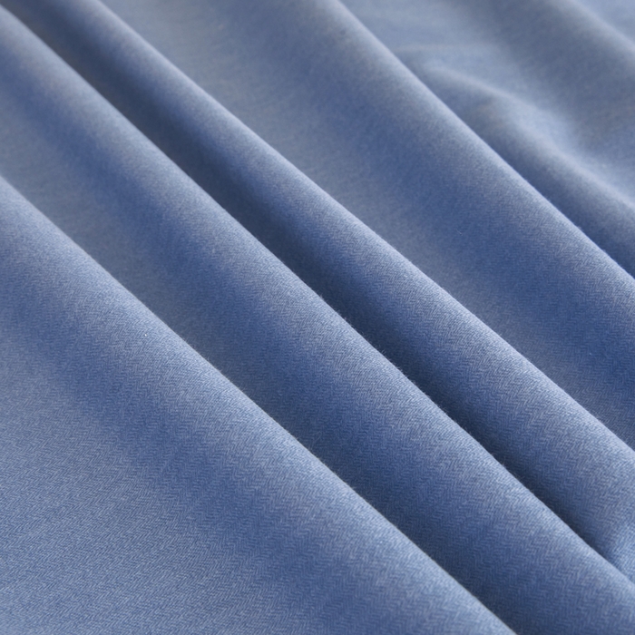 91家纺网 家纺一手货源 找家纺 七仙女家纺 2025新款全棉生态磨毛-前程似锦系列-床单两件套 莱茵蓝