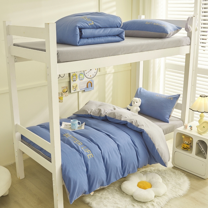 91家纺网 家纺一手货源 找家纺 （总）七仙女家纺 2025新款全棉生态磨毛-前程似锦系列-学生三件套