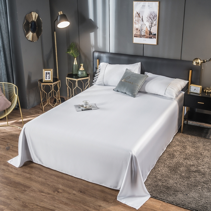 91家纺网 家纺一手货源 找家纺 丽莱美家纺 2026新款水洗冰丝蕾丝夏被  夏被三件套  夏被四件套 纯白