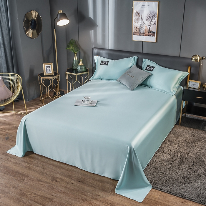 丽莱美家纺 2026新款天丝冰丝床单 水兰