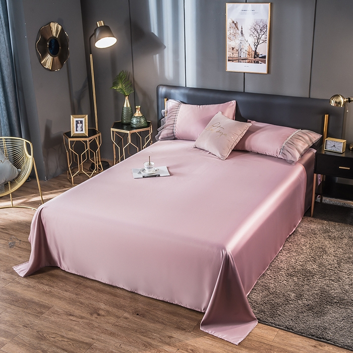 91家纺网 家纺一手货源 找家纺 （总）丽莱美家纺 2025新款天丝冰丝床单