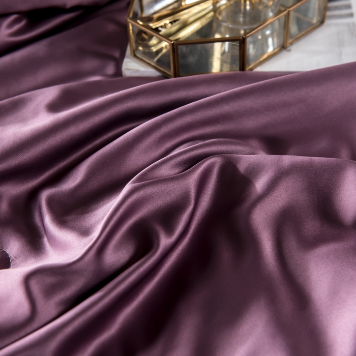 91家纺网 家纺一手货源 找家纺 丽莱美家纺 2025新款夏被  夏被三件套 夏被四件套 紫色