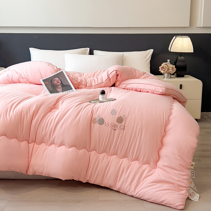 91家纺网 家纺一手货源 找家纺 丽莱美家纺 2026新款牛奶棉新疆羽丝绵被被子被芯-云柔系列 云柔-玉