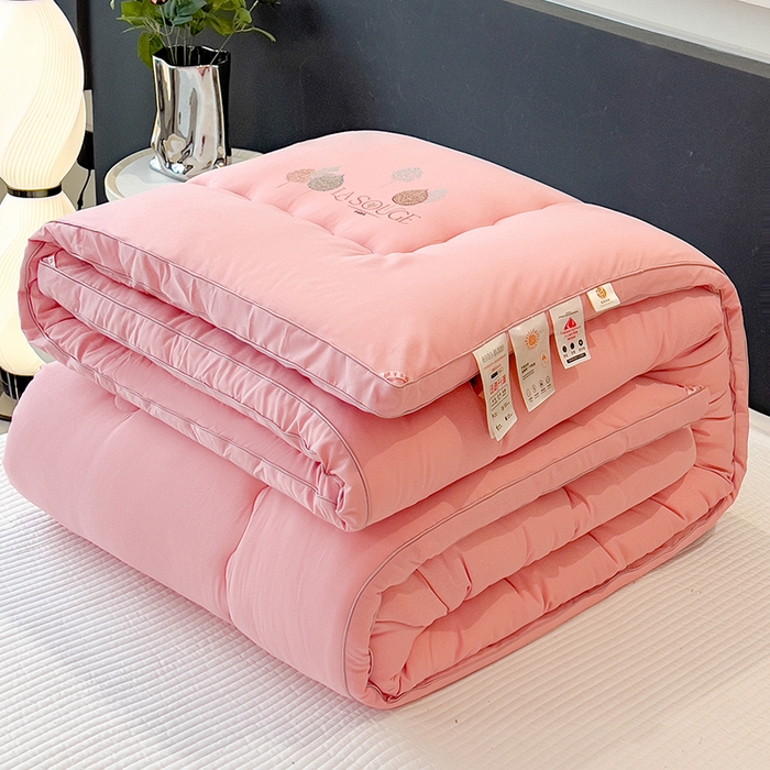 91家纺网 家纺一手货源 找家纺 （总）丽莱美家纺 2025新款牛奶棉新疆羽丝绵被被子被芯-云柔系列