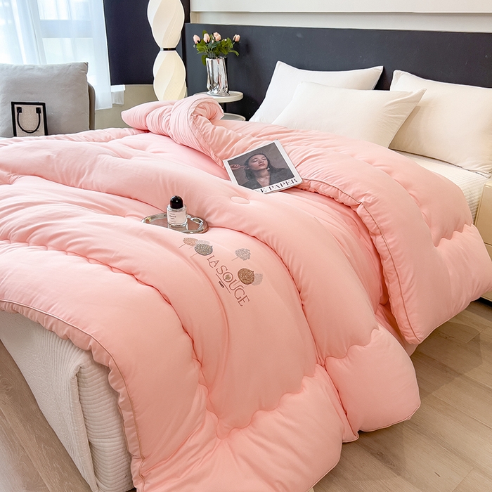 91家纺网 家纺一手货源 找家纺 丽莱美家纺 2026新款牛奶棉新疆羽丝绵被被子被芯-云柔系列 云柔-玉