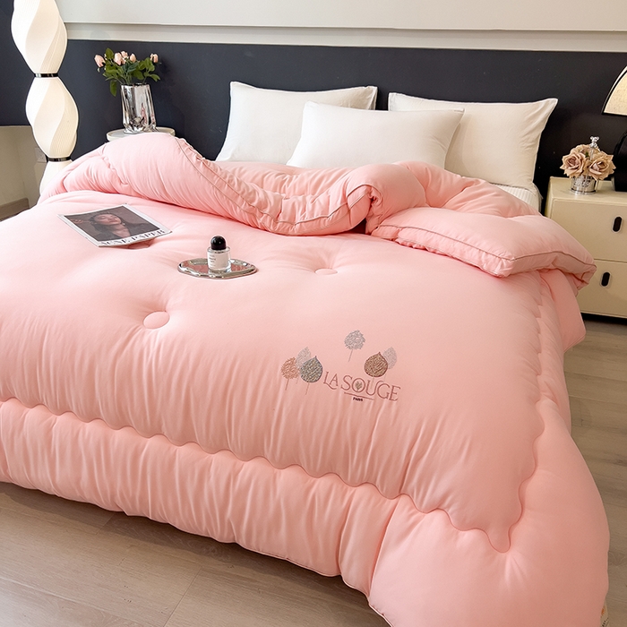 91家纺网 家纺一手货源 找家纺 丽莱美家纺 2026新款牛奶棉新疆羽丝绵被被子被芯-云柔系列 云柔-玉