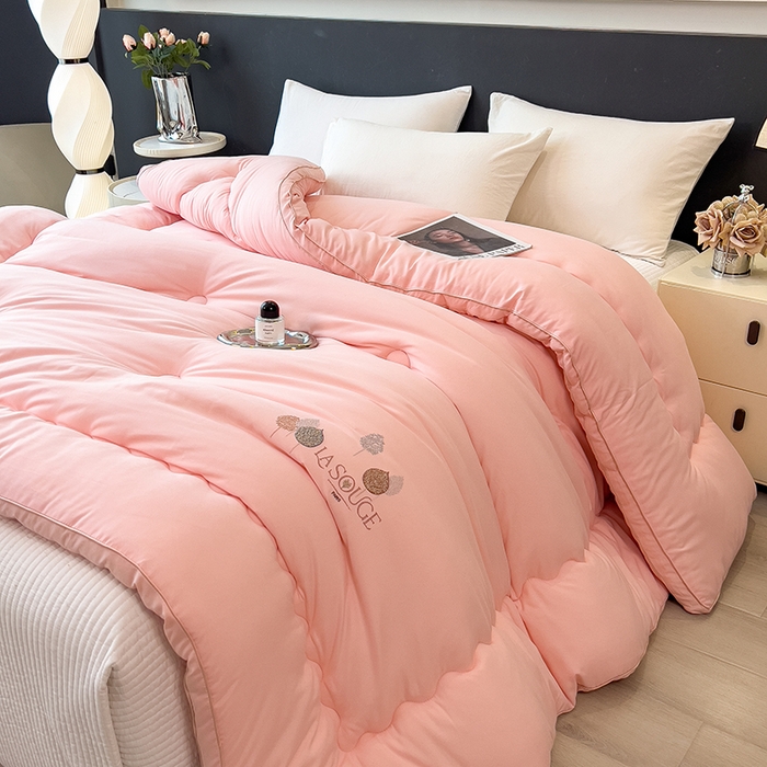 91家纺网 家纺一手货源 找家纺 丽莱美家纺 2026新款牛奶棉新疆羽丝绵被被子被芯-云柔系列 云柔-玉