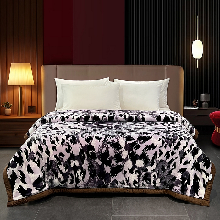 91家纺网 家纺一手货源 找家纺 （总）凯轩毛毯 2025新款加厚双层婚庆云毯  毛毯