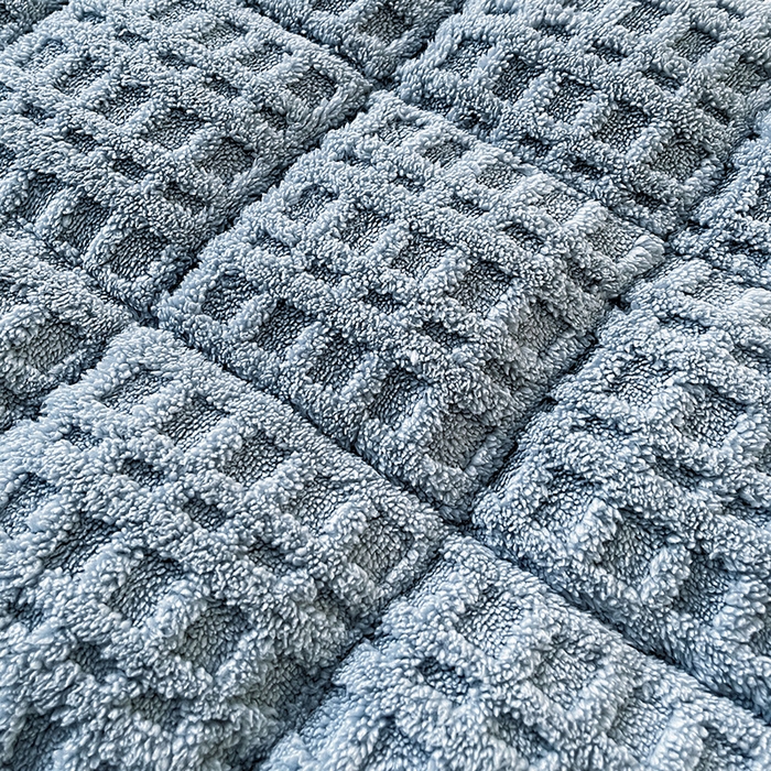 91家纺网 家纺一手货源 找家纺 （总）喜居 2025新款舒棉绒华夫格床褥垫