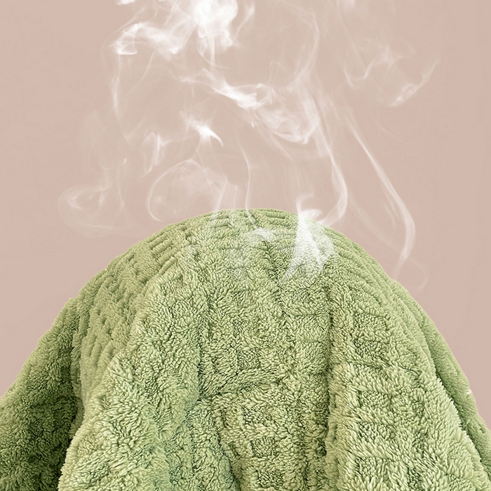 91家纺网 家纺一手货源 找家纺 喜居 2025新款舒棉绒华夫格床褥垫 茉绿