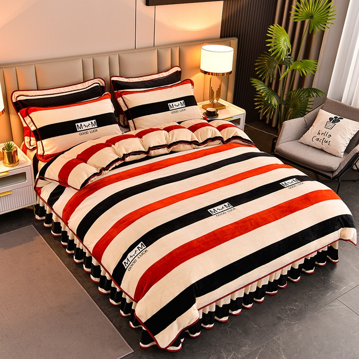 91家纺网 家纺一手货源 找家纺 （总推）诺梵家纺 2025新款8.5斤牛奶绒四件套金貂绒法莱绒水晶绒珊瑚绒