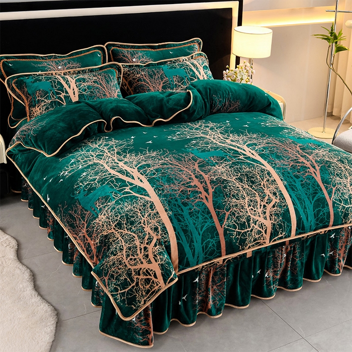 91家纺网 家纺一手货源 找家纺 （总推）诺梵家纺 2025新款8.5斤牛奶绒四件套金貂绒法莱绒水晶绒珊瑚绒