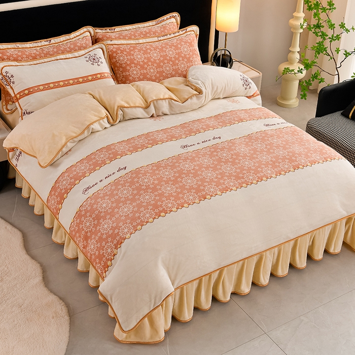 91家纺网 家纺一手货源 找家纺 （总推）诺梵家纺 2025新款8.5斤牛奶绒四件套金貂绒法莱绒水晶绒珊瑚绒