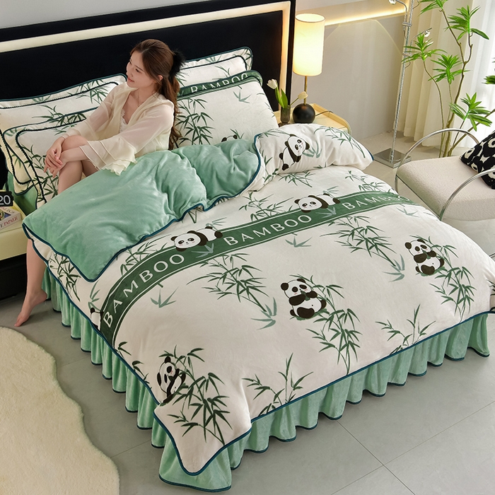 91家纺网 家纺一手货源 找家纺 （总推）诺梵家纺 2025新款8.5斤牛奶绒四件套金貂绒法莱绒水晶绒珊瑚绒