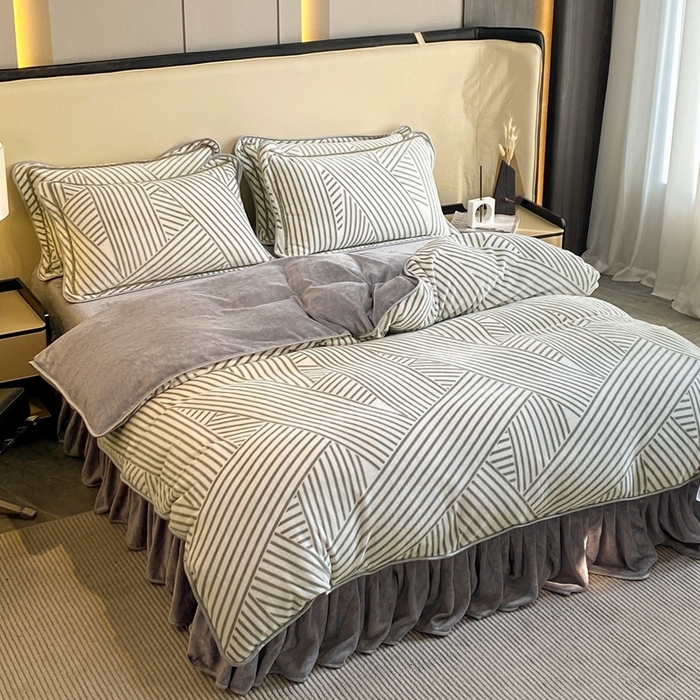 91家纺网 家纺一手货源 找家纺 （总推）诺梵家纺 2025新款8.5斤牛奶绒四件套金貂绒法莱绒水晶绒珊瑚绒