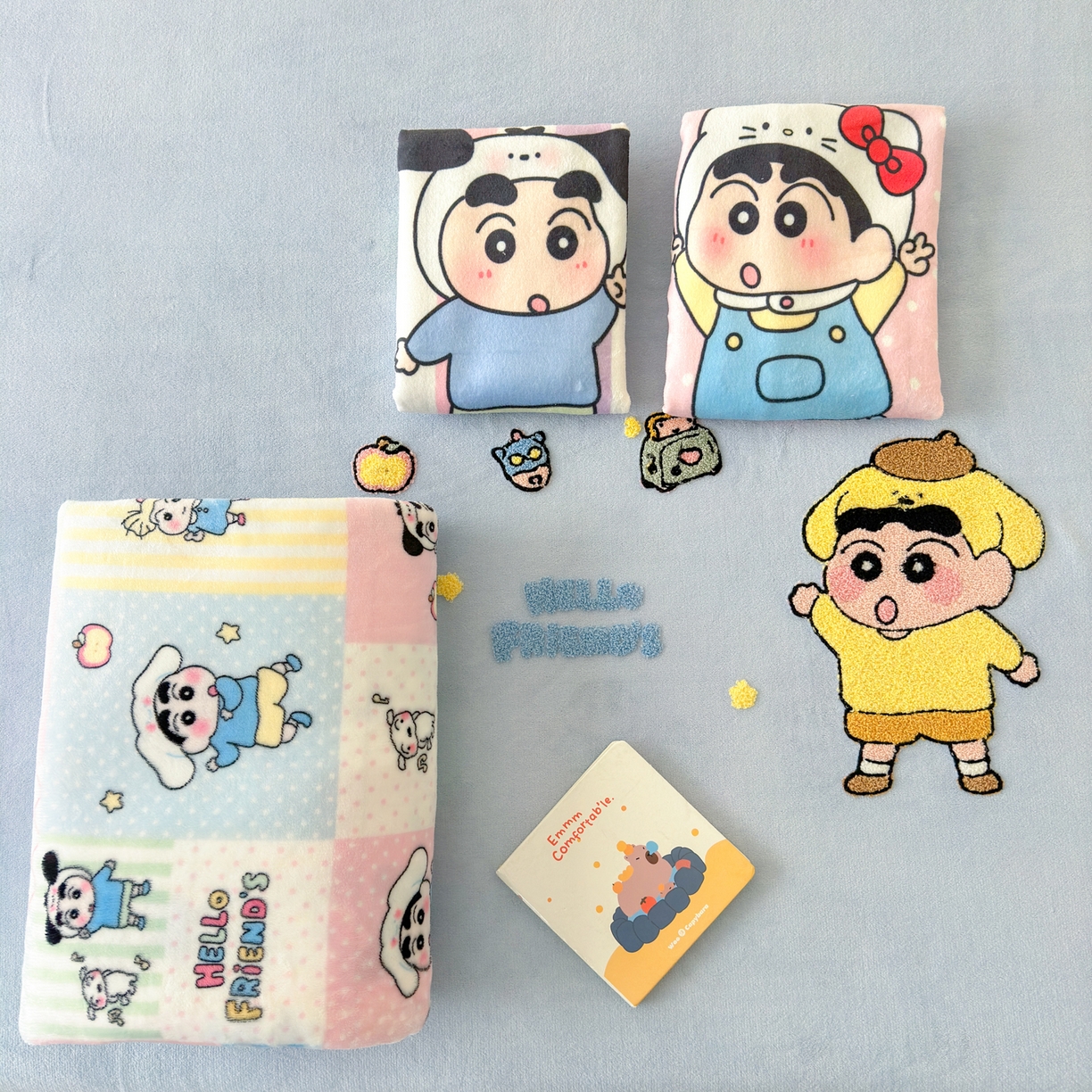 91家纺网 家纺一手货源 找家纺 一霖家纺 2025新款小清新牛奶绒毛巾绣四件套-第一波 动感BIUBIU绒