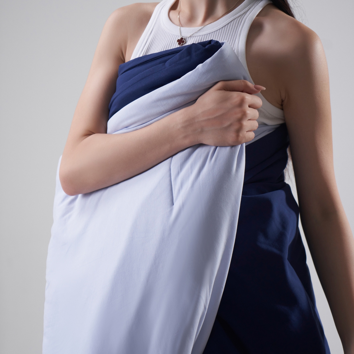 91家纺网 家纺一手货源 找家纺 2025秋冬新款PRO2.0亚朵被子同款深睡被四季被冬被子母被春秋被保暖控温被子被芯 深睡蓝-四季被