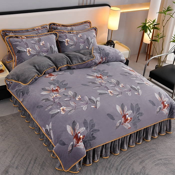 91家纺网 家纺一手货源 找家纺 （总推）诺梵家纺 2025新款8.5斤牛奶绒四件套金貂绒法莱绒水晶绒珊瑚绒