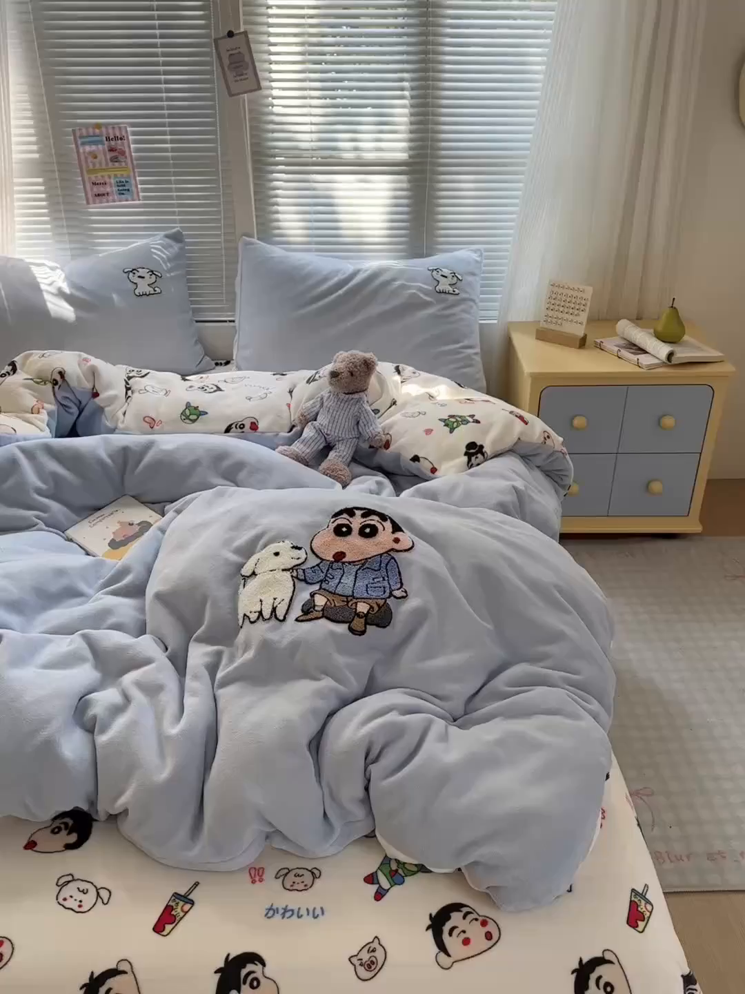 91家纺网 家纺一手货源 找家纺 一霖家纺 2025新款小清新牛奶绒毛巾绣四件套-第一波 新新大白绒