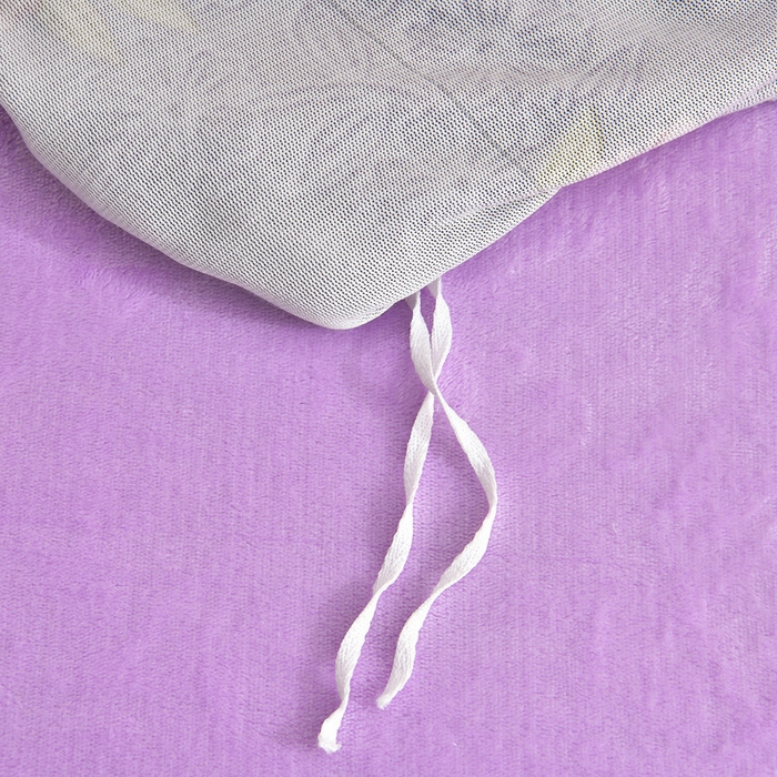 91家纺网 家纺一手货源 找家纺 曼尼 2025新款韩版花边牛奶绒四件套 韩版-小雏菊