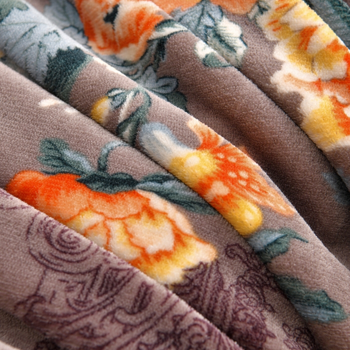 91家纺网 家纺一手货源 找家纺 曼尼 2025新款韩版花边牛奶绒四件套 韩版-夕颜