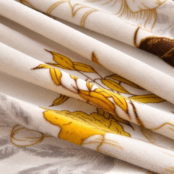 91家纺网 家纺一手货源 找家纺 曼尼 2025新款韩版花边牛奶绒四件套 韩版-雅韵