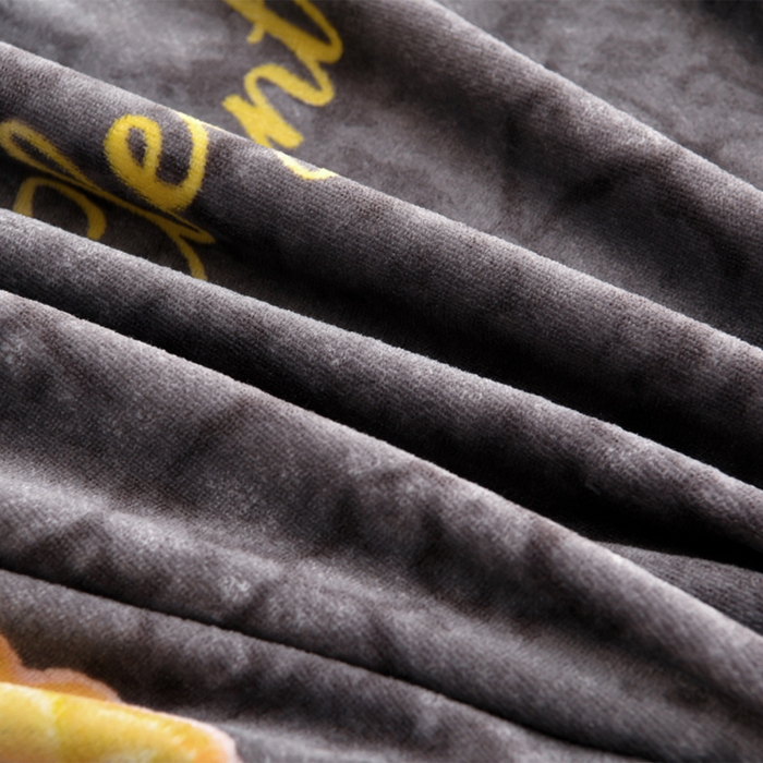 91家纺网 家纺一手货源 找家纺 曼尼 2025新款韩版花边牛奶绒四件套 韩版-蝶舞