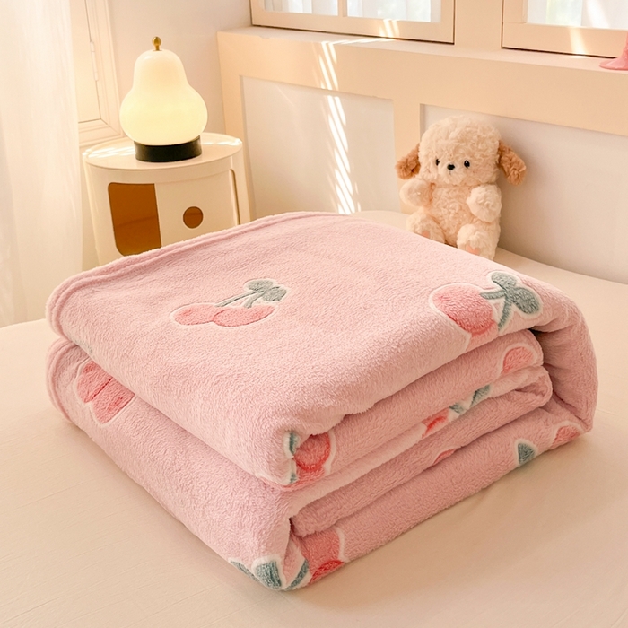 91家纺网 家纺一手货源 找家纺 （总）川悦生活 2025新款高克重双面雪花绒印花毛毯三件套