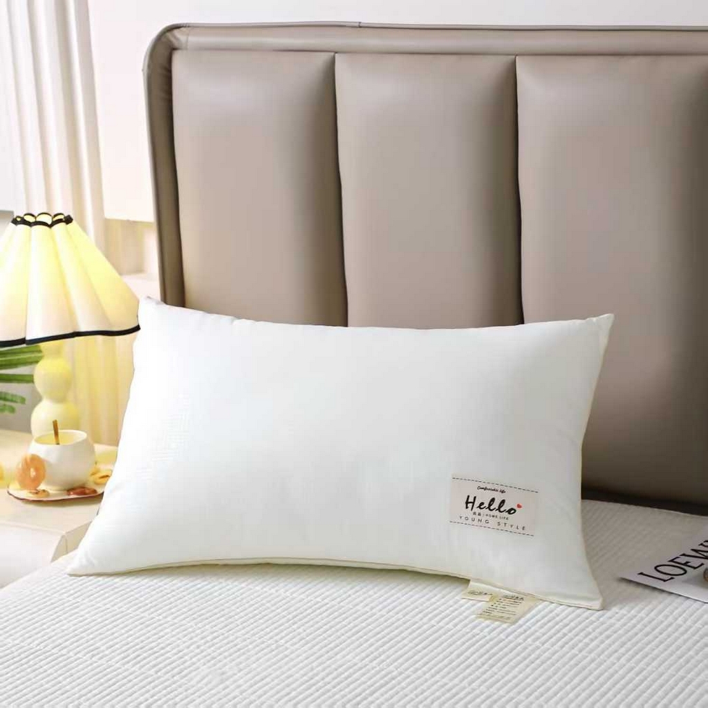 91家纺网 家纺一手货源 找家纺 （总）雅晨 2025新款良品华夫格印花磨毛布枕头枕芯跑量款