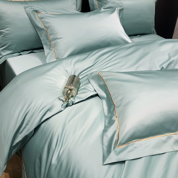 91家纺网 家纺一手货源 找家纺 （总）南泉坊 2025新款50支纯棉贡缎四件套