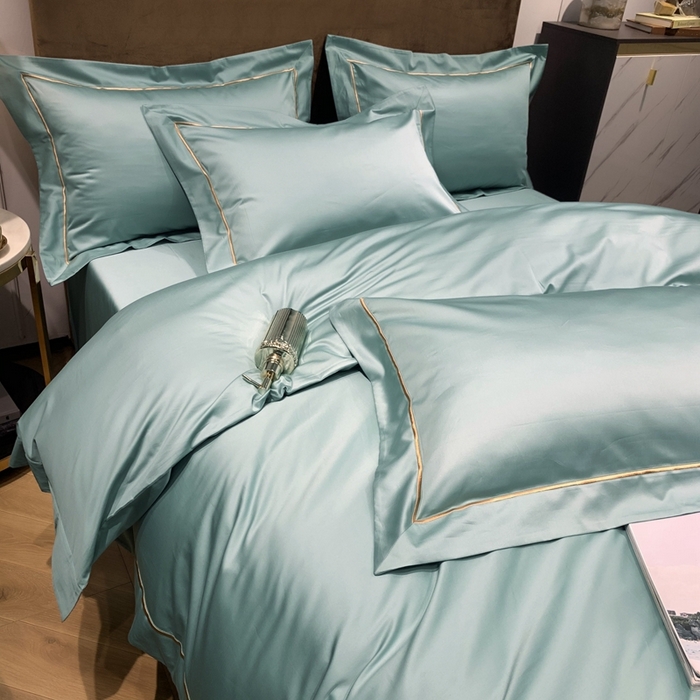 91家纺网 家纺一手货源 找家纺 （总）南泉坊 2025新款50支纯棉贡缎四件套