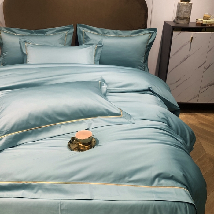 91家纺网 家纺一手货源 找家纺 （总）南泉坊 2025新款50支纯棉贡缎四件套