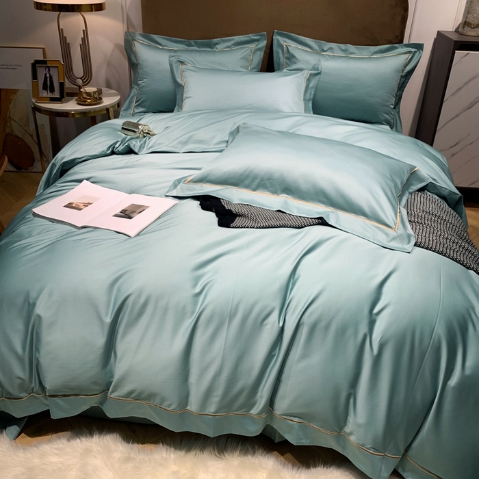 91家纺网 家纺一手货源 找家纺 （总）南泉坊 2025新款50支纯棉贡缎四件套