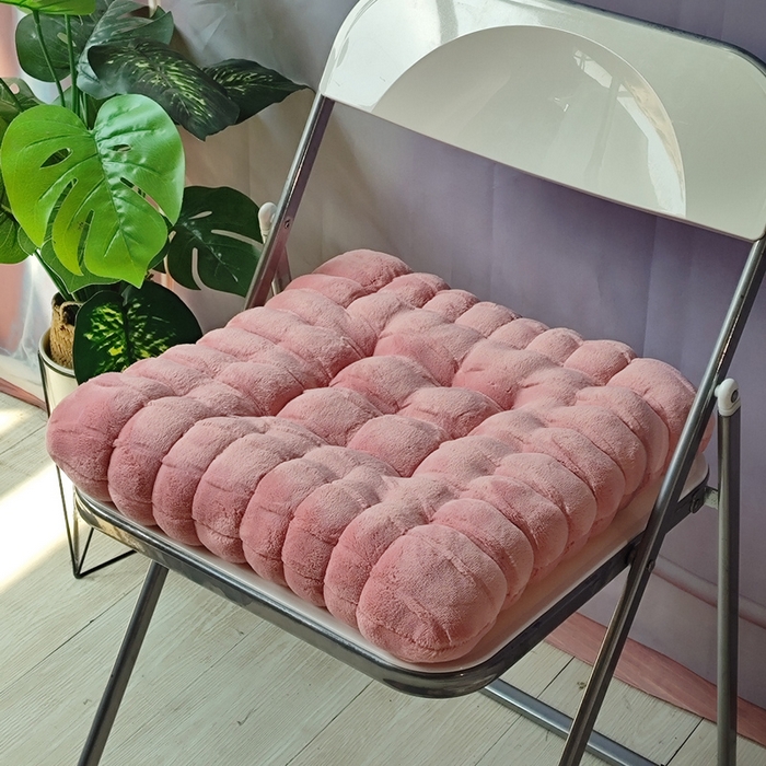 91家纺网 家纺一手货源 找家纺   新款牛奶绒绒饼干坐垫手工垫子屁股垫椅子垫装饰家园创意抱枕靠垫