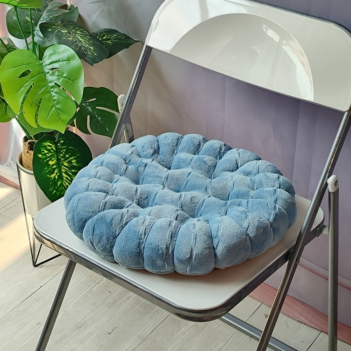 91家纺网 家纺一手货源 找家纺   新款牛奶绒绒饼干坐垫手工垫子屁股垫椅子垫装饰家园创意抱枕靠垫