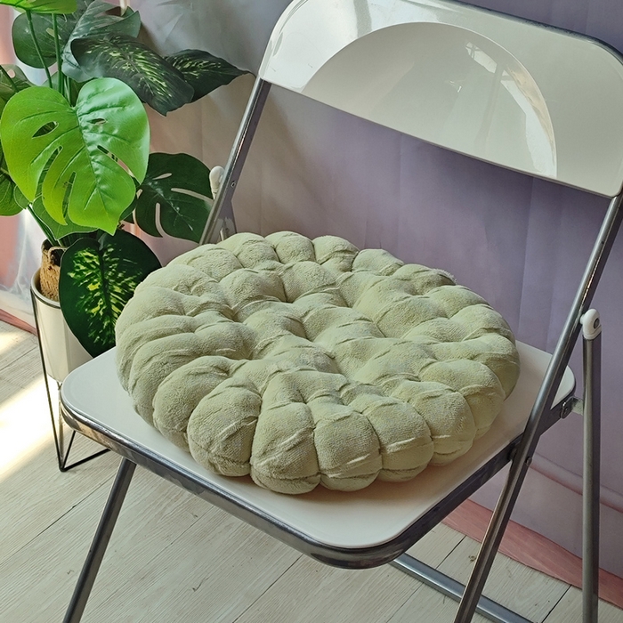 91家纺网 家纺一手货源 找家纺   新款牛奶绒绒饼干坐垫手工垫子屁股垫椅子垫装饰家园创意抱枕靠垫