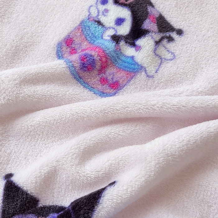 91家纺网 家纺一手货源 找家纺 港岛妹妹 2025新款三丽鸥牛奶绒毛毯毯子 潮流库洛米