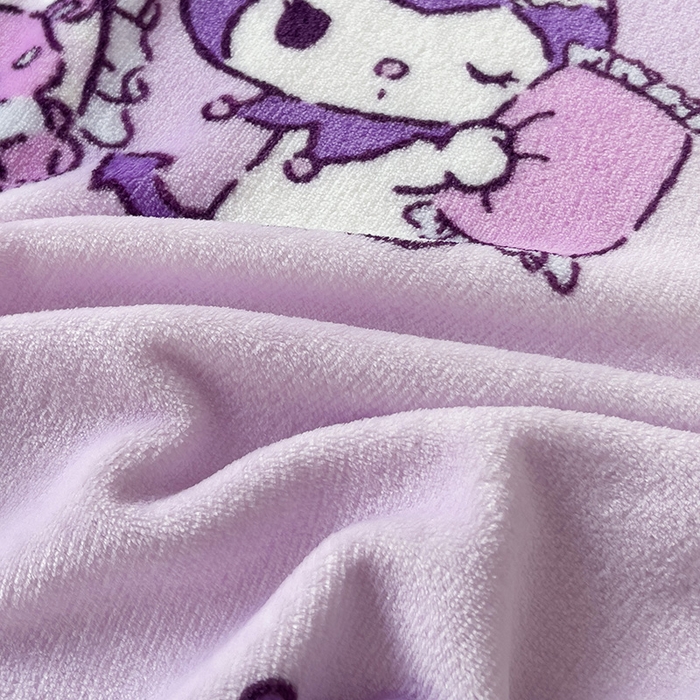 91家纺网 家纺一手货源 找家纺 港岛妹妹 2025新款三丽鸥牛奶绒毛毯毯子 信封库洛米