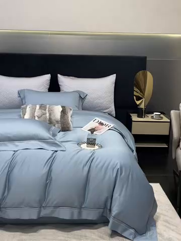 91家纺网 家纺一手货源 找家纺 （总）南泉坊 2025新款50支奥棉系列四件套-杰西卡