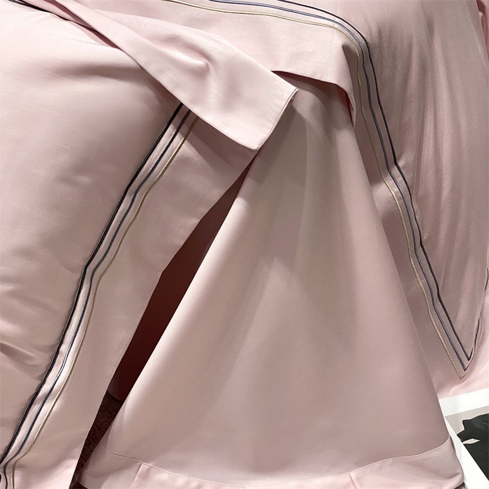 91家纺网 家纺一手货源 找家纺 南泉坊 2025新款50支奥棉系列四件套-杰西卡 杰西卡-萝莉粉