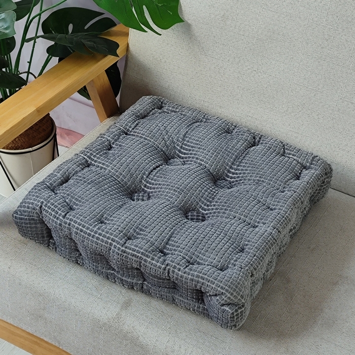 91家纺网 家纺一手货源 找家纺 （总）李帅家居 2025新款华夫格手工垫坐垫胖子垫蒲团打坐立体抱枕玉米粒沙发垫抱枕被