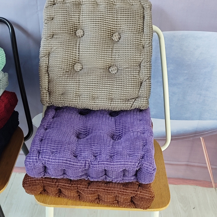 91家纺网 家纺一手货源 找家纺 （总）李帅家居 2025新款华夫格手工垫坐垫胖子垫蒲团打坐立体抱枕玉米粒沙发垫抱枕被