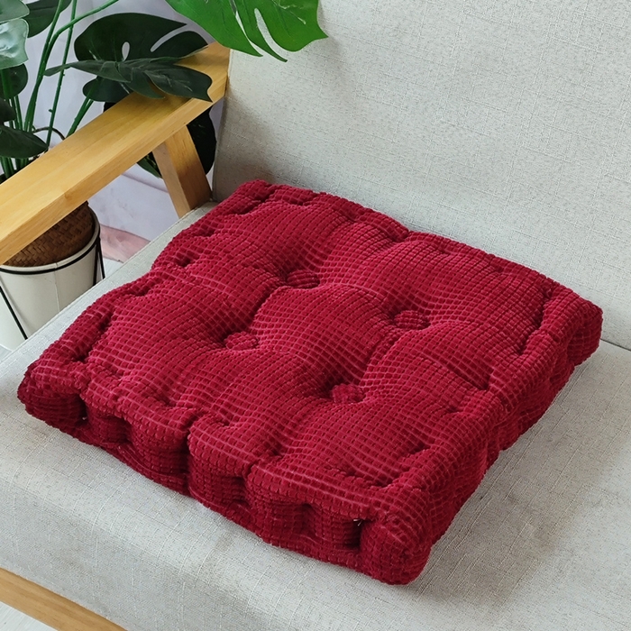 91家纺网 家纺一手货源 找家纺 （总）李帅家居 2025新款华夫格手工垫坐垫胖子垫蒲团打坐立体抱枕玉米粒沙发垫抱枕被