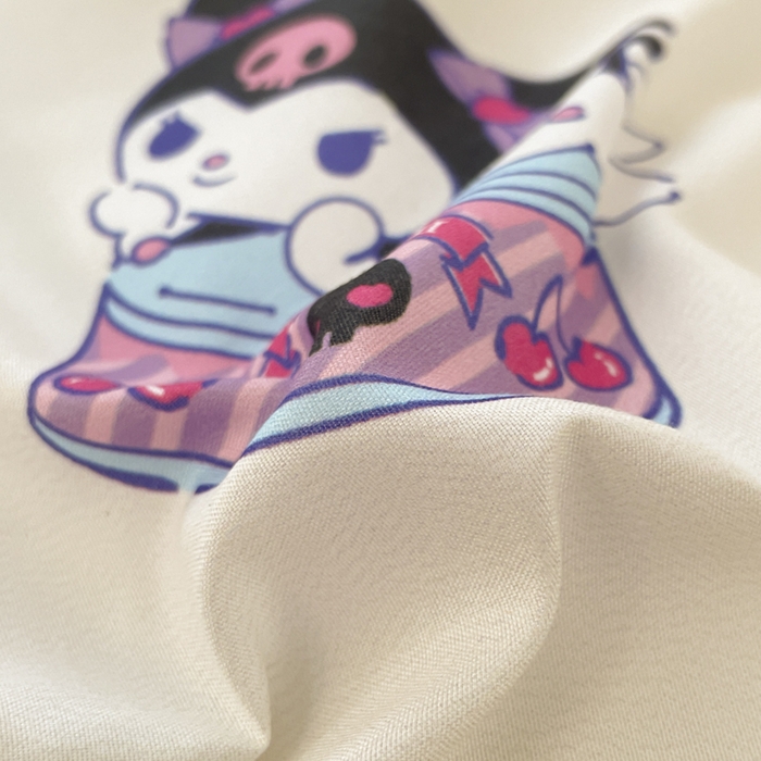 91家纺网 家纺一手货源 找家纺 港岛妹妹 2025新款云朵水洗工艺三丽鸥四件套 三丽鸥-潮流库洛米