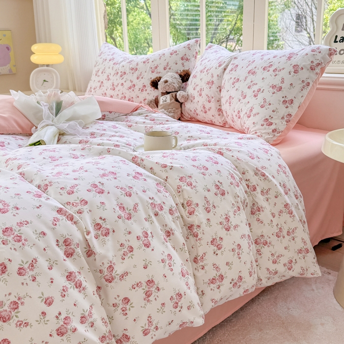 91家纺网 家纺一手货源 找家纺 （总）仟岸家纺 2025新款亲肤舒适水洗棉四件套系列