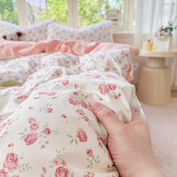 91家纺网 家纺一手货源 找家纺 （总）仟岸家纺 2025新款亲肤舒适水洗棉四件套系列