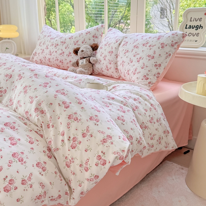 91家纺网 家纺一手货源 找家纺 （总）仟岸家纺 2025新款亲肤舒适水洗棉四件套系列