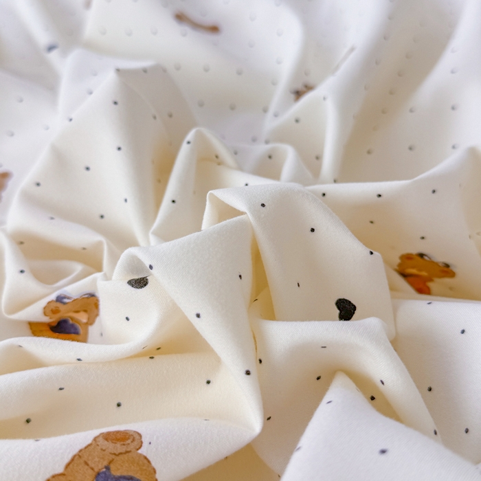 91家纺网 家纺一手货源 找家纺 仟岸家纺 2025新款亲肤舒适水洗棉四件套系列 笨笨熊