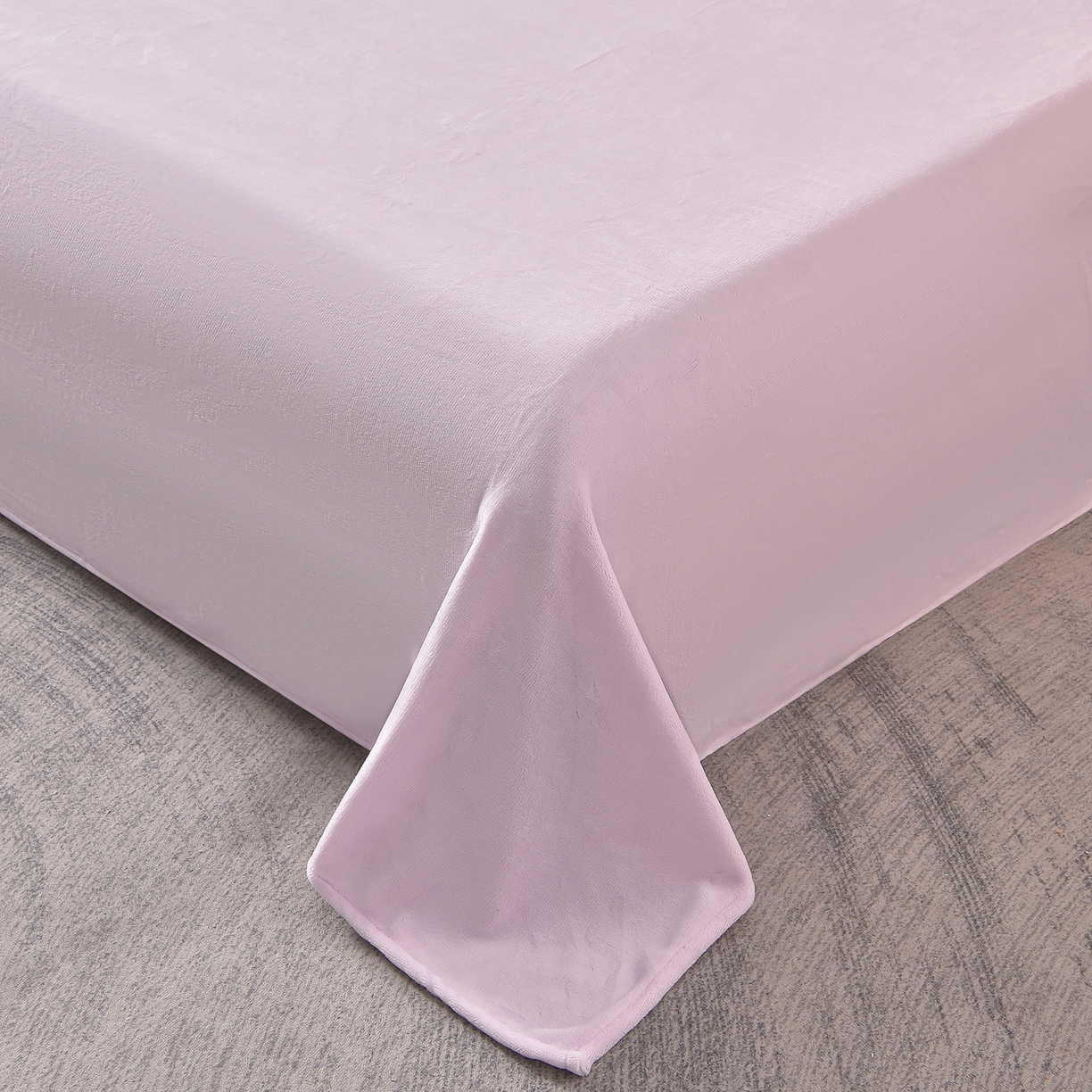 91家纺网 家纺一手货源 找家纺 吾诺家居 320克深雕兔毛绒四件套牛奶绒四件套兔毛四件套 兔毛包边四件套 紫晶之恋